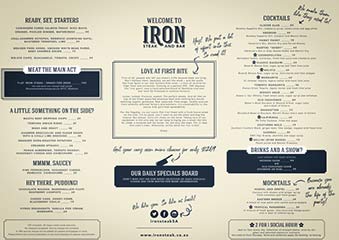 Cape Town Restaurant and Cafe Prices