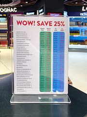 Larnaca Airport Duty free shop prices