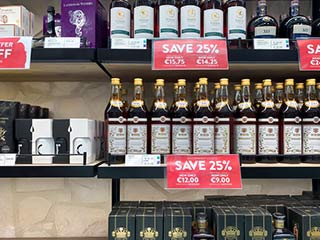 Larnaca Airport Duty free shop prices