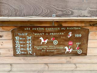 Merry-go-round prices Menton, France