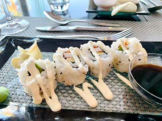 AUra Maki sushi Asian a la carte Mitsis Rodos Village Beach Hotel & Spa