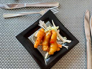 Tempura at Asian a la carte Mitsis Rodos Village Beach Hotel & Spa