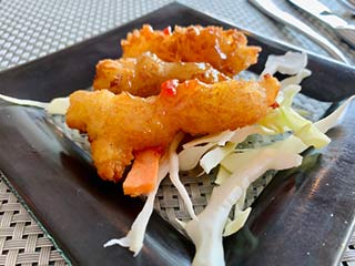 Tempura at Asian a la carte Mitsis Rodos Village Beach Hotel & Spa