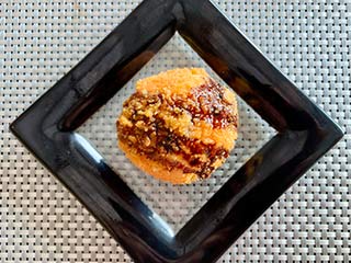 Fried ice cream at Asian a la carte Mitsis Rodos Village Beach Hotel & Spa