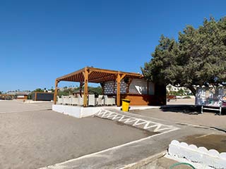 Beach bar at Mitsis Rodos Village Beach Hotel & Spa