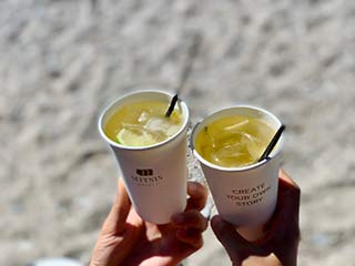 Beach bar at Mitsis Rodos Village Beach Hotel & Spa