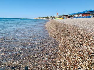 Beach at Mitsis Rodos Village Beach Hotel & Spa