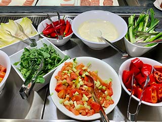 Breakfast at Mitsis Rodos Village Beach Hotel & Spa