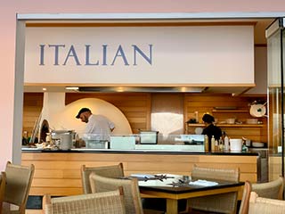 Italian restaurant at Mitsis Rodos Village Beach Hotel & Spa