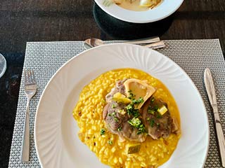 Ossoi Buco at Italian a la carte Mitsis Rodos Village Beach Hotel & Spa