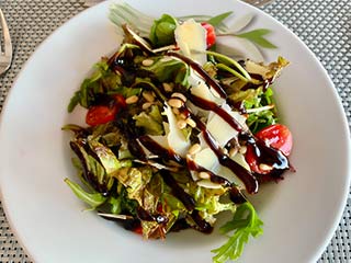 Rucola salad Italian a la carte Mitsis Rodos Village Beach Hotel & Spa