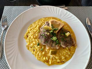 Ossoi Buco at Italian a la carte Mitsis Rodos Village Beach Hotel & Spa