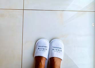Mitsis Rodos Village Beach Hotel & Spa slippers