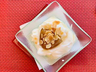 Yoghurt at Souvlaki a la carte Mitsis Rodos Village Beach Hotel & Spa