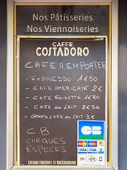 Food prices Monaco