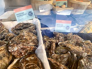 Oyster price Nice, France