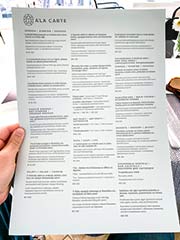 Riga Restaurant Cafe Menu Prices - TravelPriceWatch