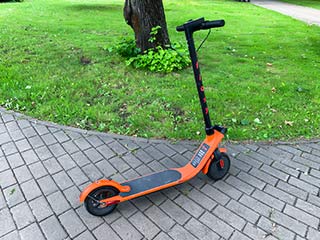 E scooters in Riga, Latvia