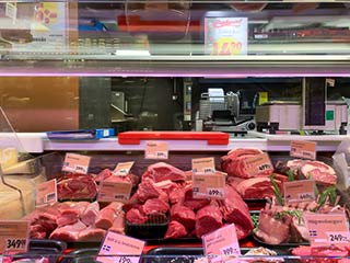 Meat prices Stockholm Sweden