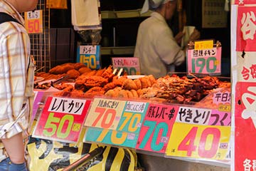 Food Eating Out in Tokyo, Japan